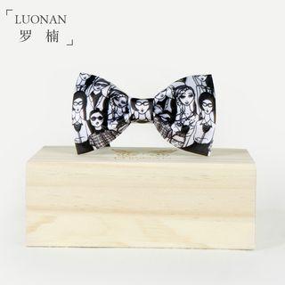 Cartoon Print Bow Tie