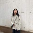 Pointelle Sweater White - One Size