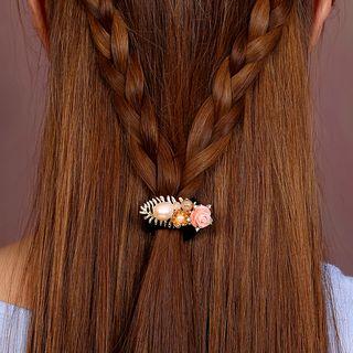Irregular Pearl Resin Flow Hair Tie