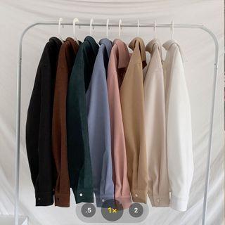 Polo-neck Plain Top