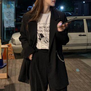 Chain Accent Blazer