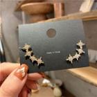 Star Earring 1 Pair - Gold - One Size