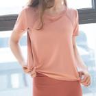 Short-sleeve Crew-neck Sports T-shirt