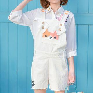 Cartoon Short Dungaree