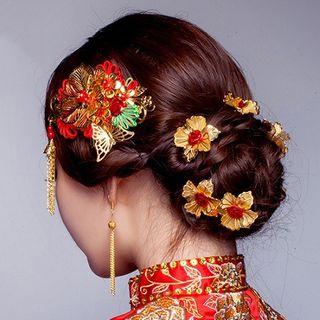 Tasseled Bridal Hair Clip