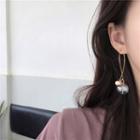 Alloy & Glass Bead Dangle Earring 1 Pair - Ear Studs - One Size