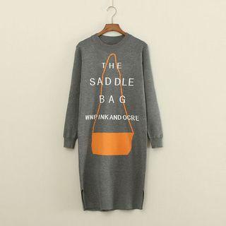 Letter Knit Dress