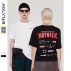 Couple Loose-fit Printed Pocket T-shirt