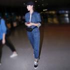 Denim Long Sleeve Jumpsuit