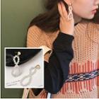 Faux Pearl Infinity Dangle Earring As Shown In Figure - One Size
