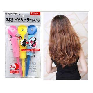 Set Of 3: Hair Curlers