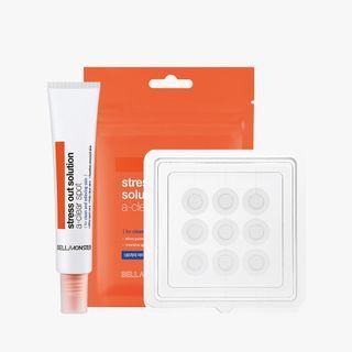 Bellamonster - Stress Out Solution A-clear Patch & Cream Duo 2 Pcs