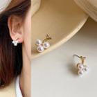 Faux Pearl Stud Earring 1 Pair - Stud Earring - As Shown In Figure - One Size