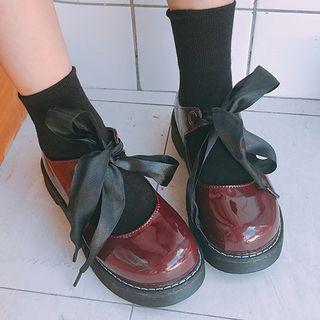 Ribbon Detail Mary Jane Flats