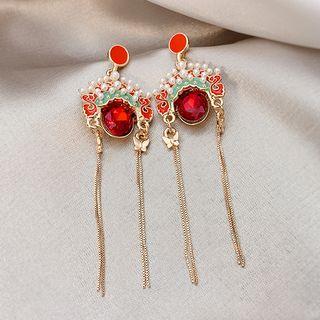 Rhinestone Chinese Opera Earring (various Designs)