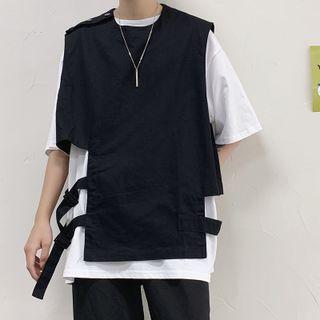 Asymmetrical Buckled Vest