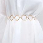 Alloy Hoop Waist Chain 0413 - Gold - One Size