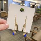 Alloy Bead Dangle Earring 1 - Gold - One Size