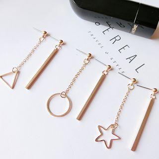 Asymmetric Geometric Earrings
