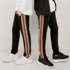 Rainbow-trim Sweatpants In 2 Designs