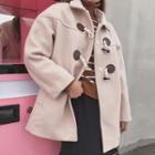 Dual-pocket Toggle Coat As Shown In Figure - One Size
