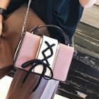 Lace Up Detail Crossbody Bag