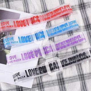 Lettering Pvc Belt