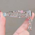 Rhinestone Chair Hair Clip Ly2378 - Silver - One Size