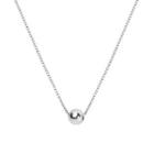 925 Sterling Silver Bead Choker Necklace - As Shown In Figure - One Size