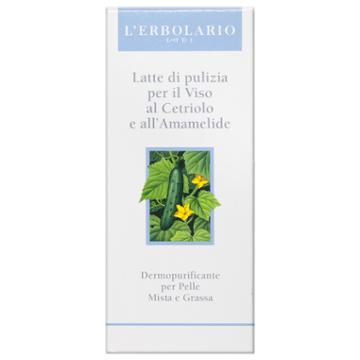Lerbolario - Cucumber And Witch Hazel Cleansing Milk 125ml