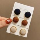 Fabric Disc Earring