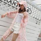 Floral Hooded Light Jacket