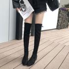 Tie-back Over-the-knee Boots