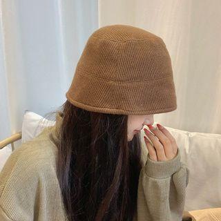 Plain Knit Bucket Cap