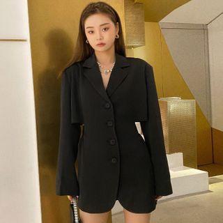 Open-back Blazer Dress