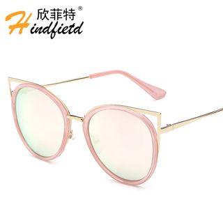 Cut Out Frame Cat Eye Sunglasses