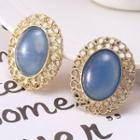 Retro Gemstone Alloy Earring