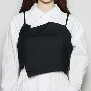 Zip Camisole Top Black - One Size