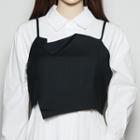 Zip Camisole Top Black - One Size