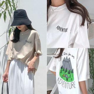 Adventure Printed Boxy-fit T-shirt