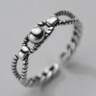 Layered Sterling Silver Ring S925 Silver Ring - One Size