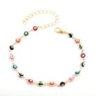 Color Eye Bead Anklet As Shown In Figure - One Size