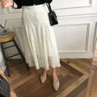 Flare Laced Long Skirt