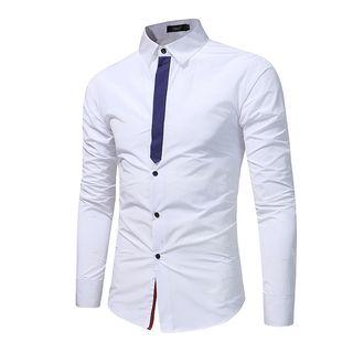 Contrast Placket Shirt