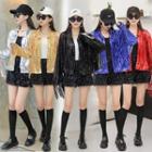 Sequined Fringed Jacket / Shorts