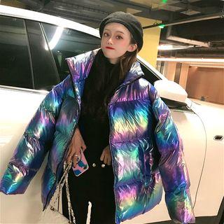 Iridescent Puffer Jacket