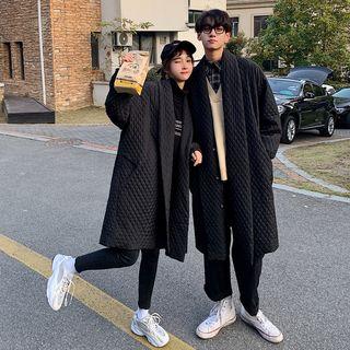 Couple Matching Button Midi Coat
