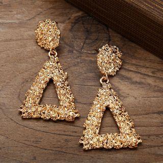 Metallic Triangular Ear Stud