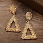 Metallic Triangular Ear Stud