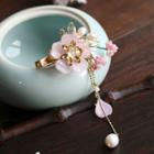 Retro Freshwater Pearl Floral Hair Clip / Brooch